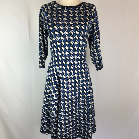 Kenzo Paris Knit Fit and Flare Skater Dress